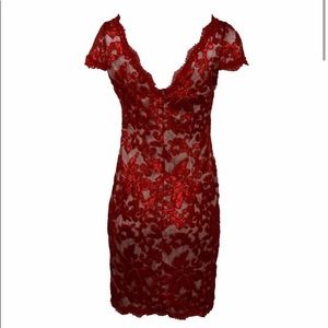 Calvin Klein Floral Sheer Cocktail Dress. Worn once. So flattering on